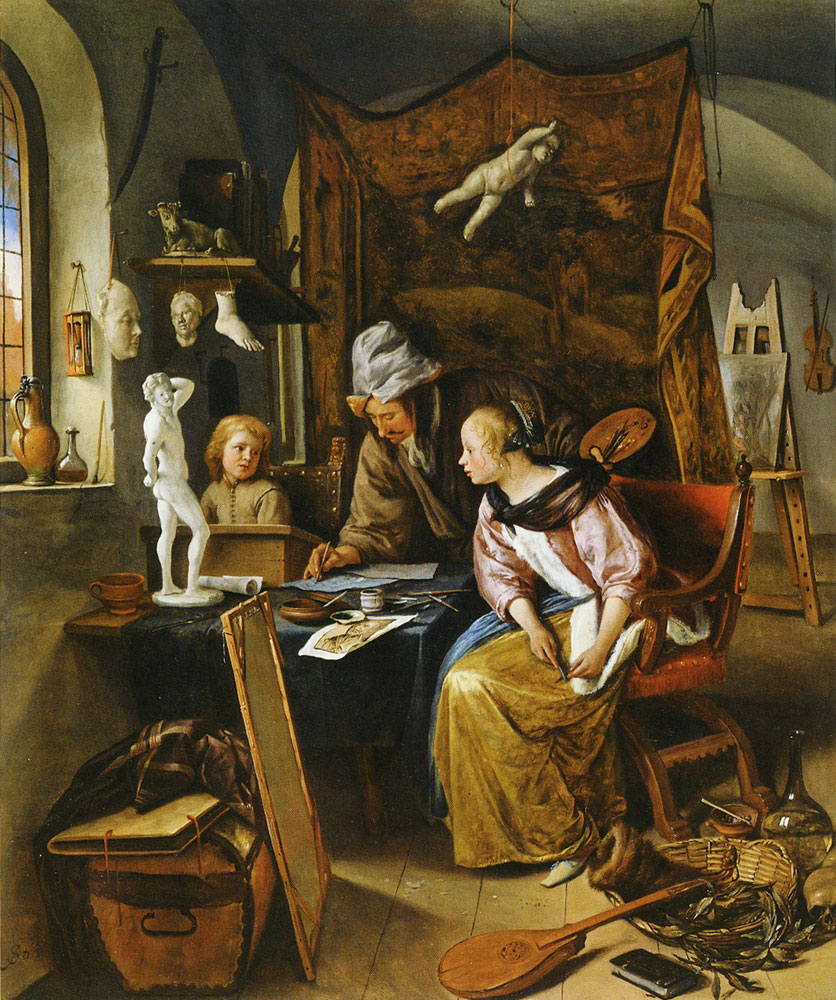 Jan Steen - The Drawing Lesson