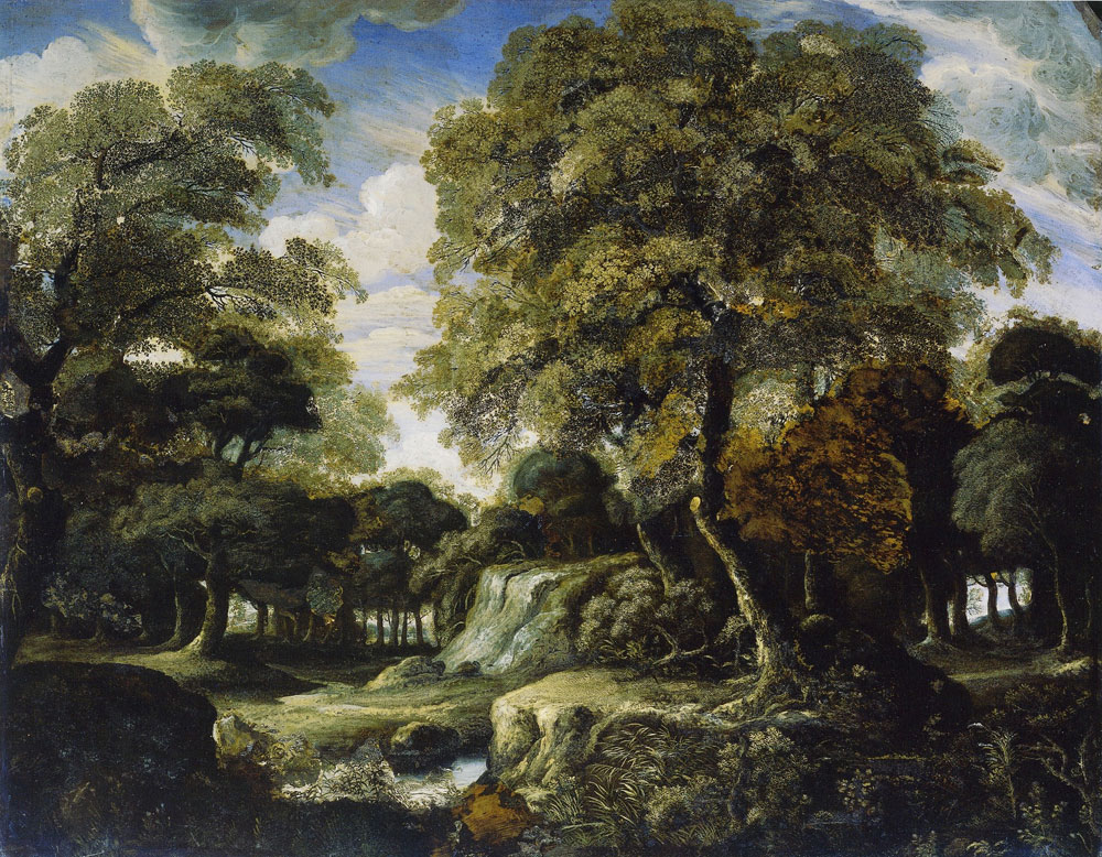 Jan van der Heyden - A Wooded Landscape