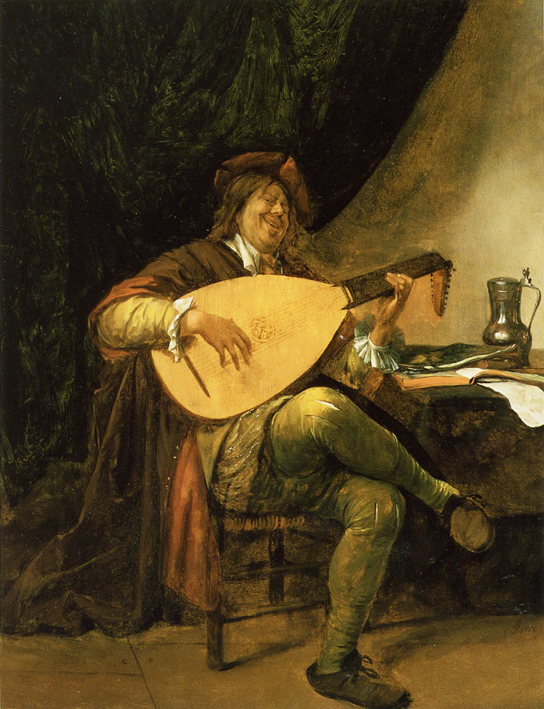 Jan Steen - Self-Portrait as a Lutenist