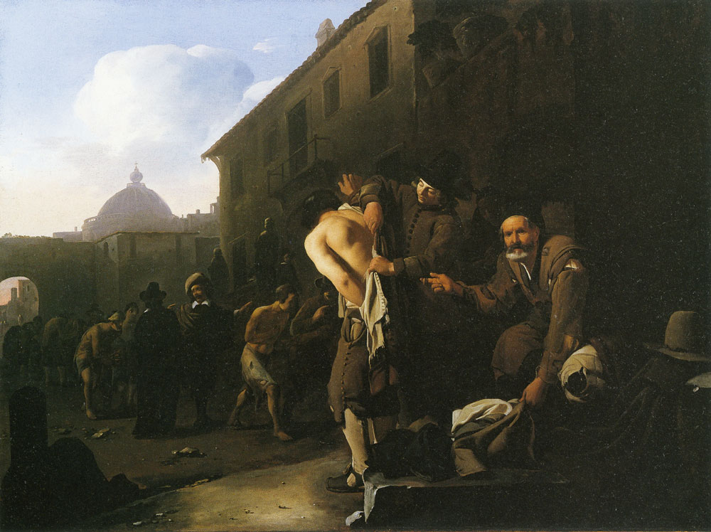 Michael Sweerts - The Seven Acts of Mercy - Clothing the Naked