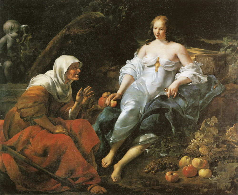 Nicolaes Berchem - Vertumnus and Pomona
