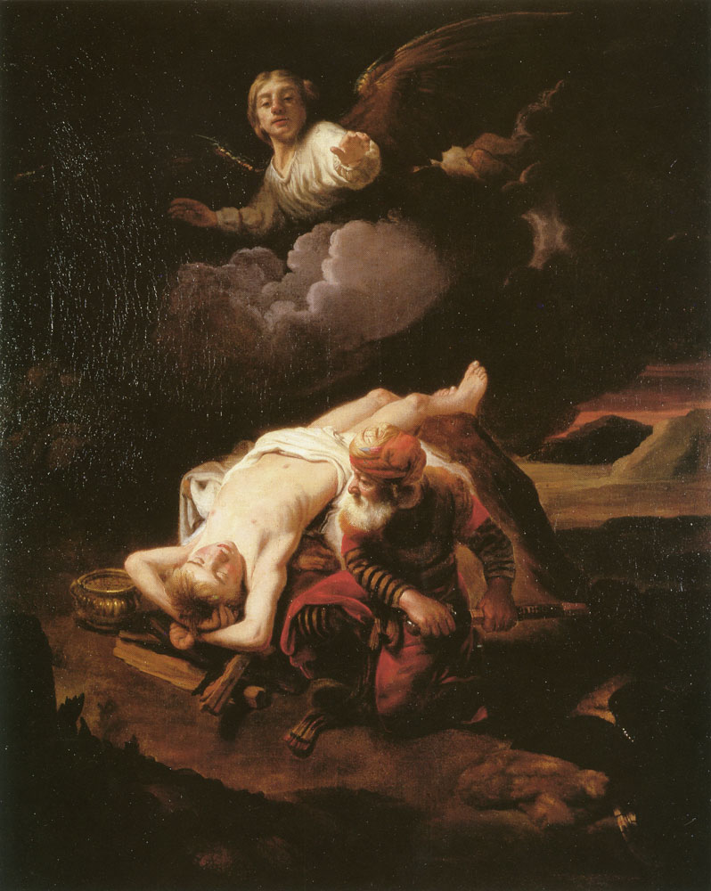 Nicolaes Maes - The sacrifice of Abraham