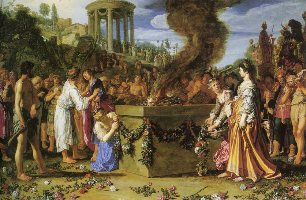 Pieter Lastman - Orestes and Pylades disputing at the Altar