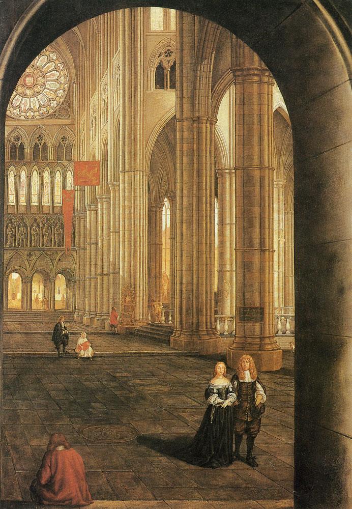Samuel van Hoogstraten - Interior of Westminster Abbey, London