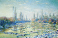 Claude Monet Floating ice