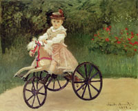 Claude Monet Jean Monet on His Horse-Tricycle
