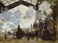 Claude Monet Saint-Lazare Station