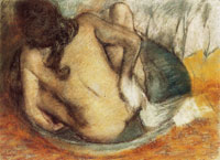 Edgar Degas Woman in a tub