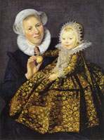 Frans Hals Portrait of Catharina Hooft and her Nurse