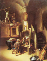 Gerard Dou The Painter in His Workshop