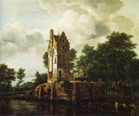 Jacob van Ruisdael Reconstruction of the Ruins of the Manor Kostverloren