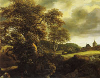Jacob van Ruisdael Hilly Landscape