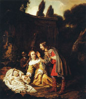 Jan de Bray Leda Showing Helen to Tyndareus