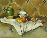 Paul Cézanne Still Life with Jar, Cup, and Apples