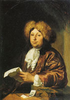 Willem van Mieris Portrait of a Cloth Merchant