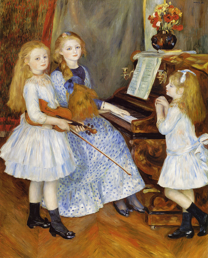 Pierre-Auguste Renoir - The Daughters of Catulle Mendès