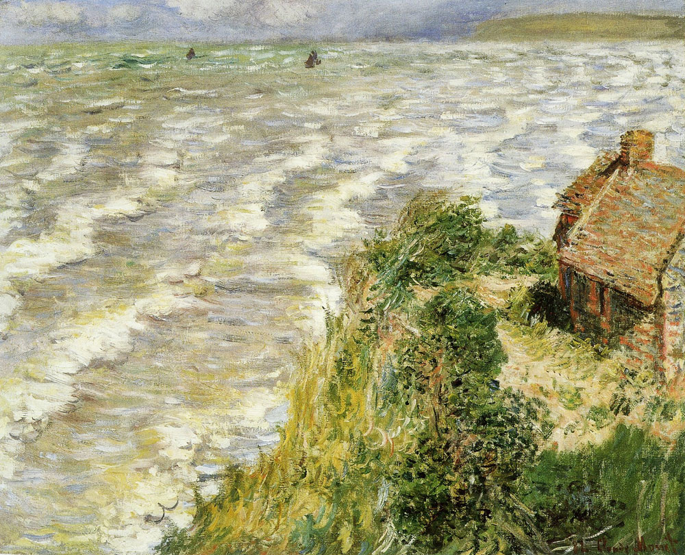 Claude Monet - Abandoned coast guard