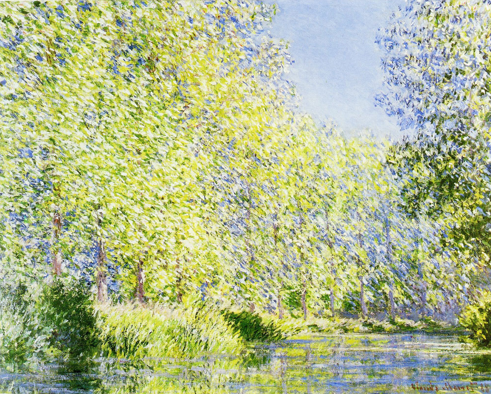 Claude Monet - Bend in the river Epte