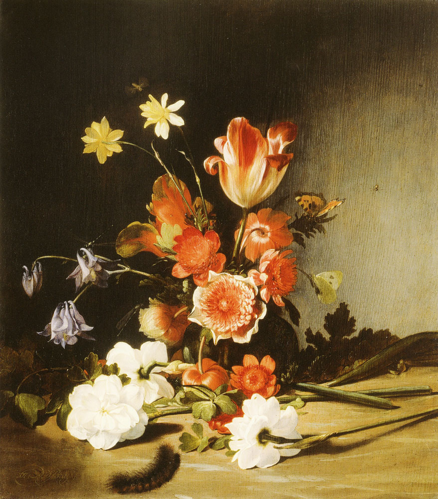 Dirck de Bray - Still Life with Flowers