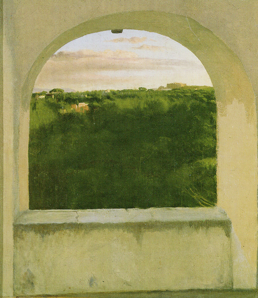 Edgar Degas - Italian landscape seen through an arch