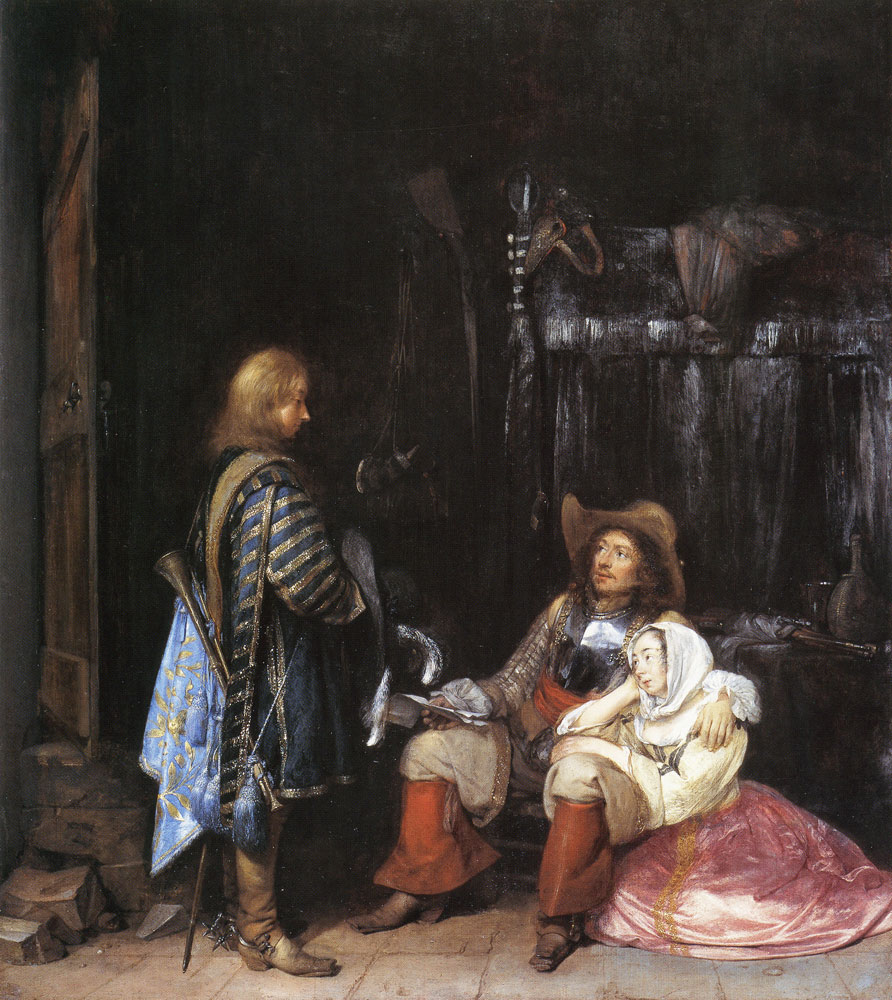 Gerard ter Borch - The unwelcome call