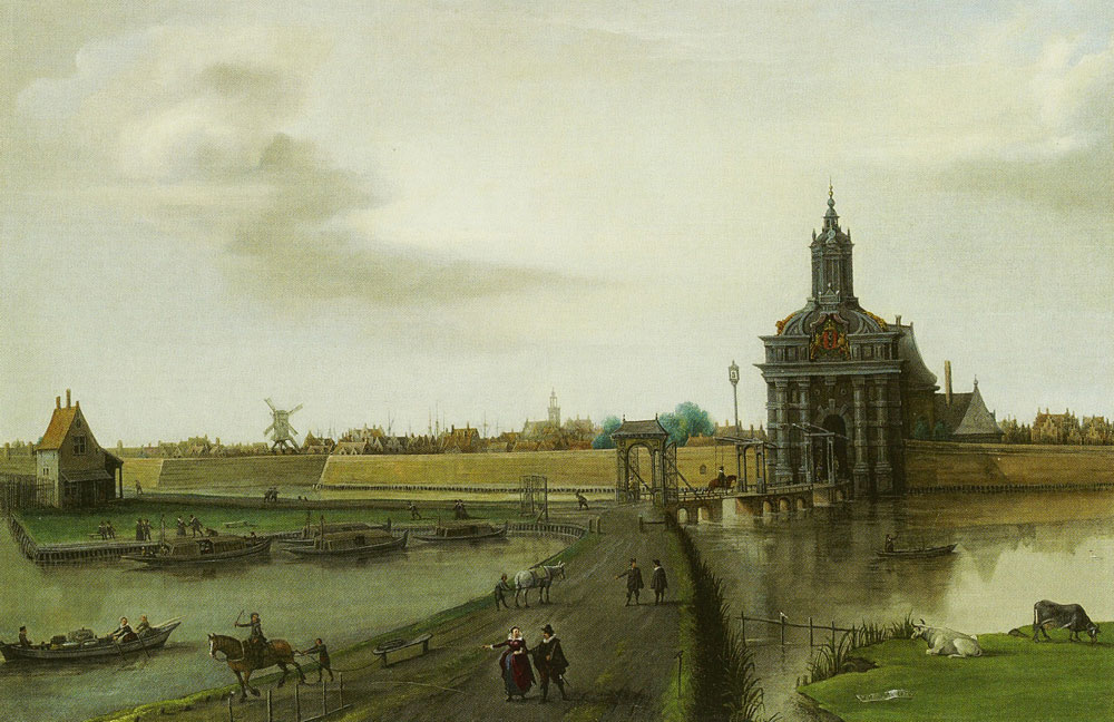Hendrick Vroom - View of the Haarlemmerpoort in Amsterdam