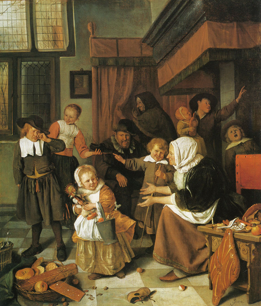Jan Steen - The Feast of Saint Nicholas