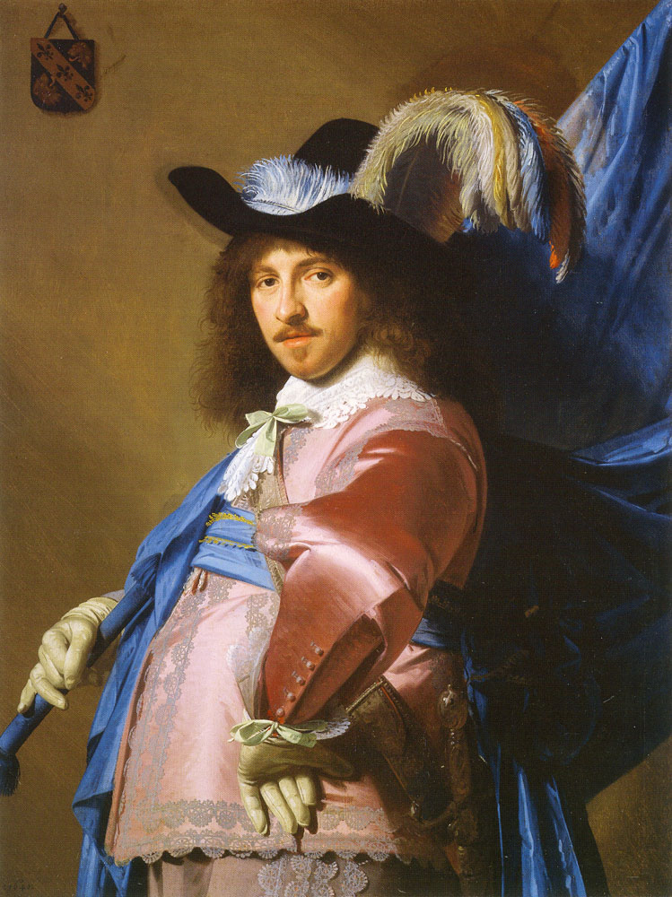 Johannes Verspronck - Portrait of Andries Stilte as a Standard Bearer