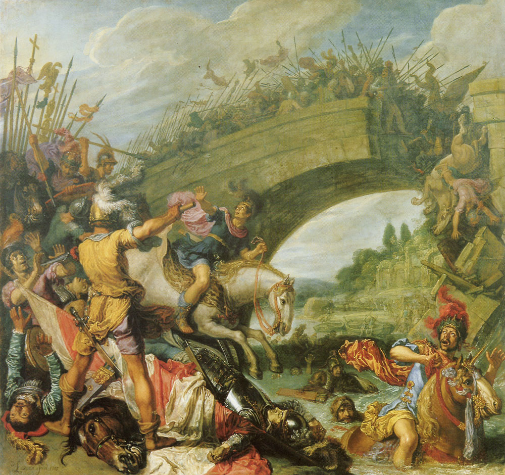 Pieter Lastman - The Battle of Constantine and Masentius
