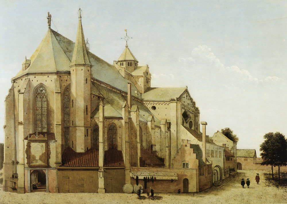 Pieter Saenredam - Exterior of the Mariakerk, Utrecht