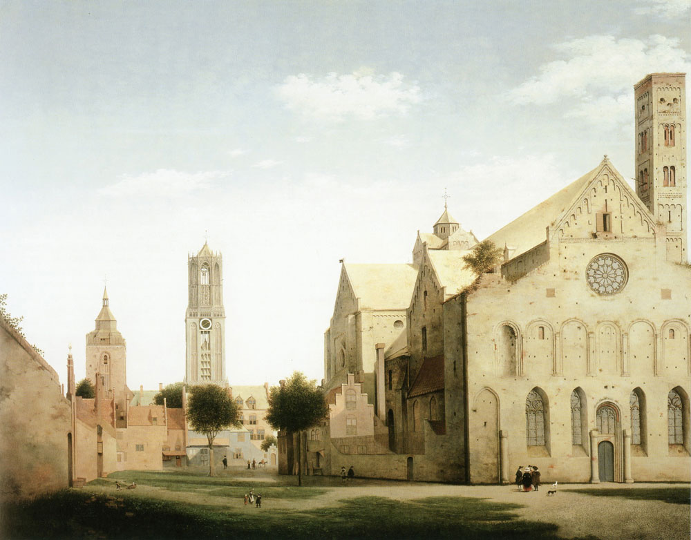 Pieter Saenredam - The Mariakerk and the Mariaplaats, Utrecht