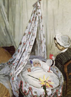 Claude Monet Jean Monet in His Cradle