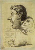 Claude Monet Caricature of Jules Didier