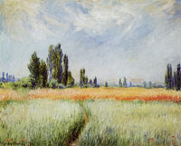 Claude Monet The wheatfield