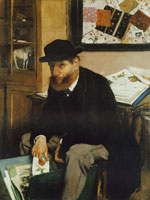 Edgar Degas The Collector of Prints