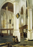 Emanuel de Witte Interior of the Oude Kerk, Delft