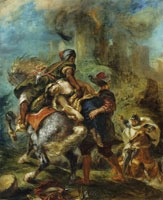 Eugene Delacroix The Abduction of Rebecca