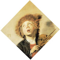 Frans Hals Boy playing a violin