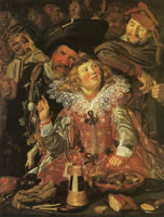 Frans Hals Shrovetide revellers