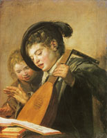 Frans Hals Two Singing Boys