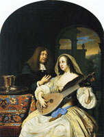 Frans van Mieris the Elder Portrait of François de le Boë Sylvius and his Wife