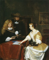Gerard ter Borch The music party