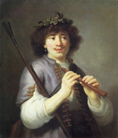 Govert Flinck Rembrandt (?) as a Shepherd