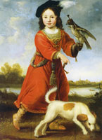 Jacob Gerritsz. Cuyp Portrait of Michielo Pompe van Slingelandt as a Falconer
