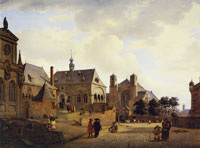 Jan van der Heyden Imaginary Square Inspired by Cologne Churches