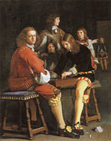 Michael Sweerts A Game of Draughts