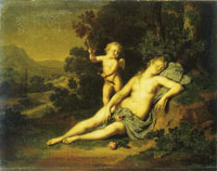 Willem van Mieris Venus and Cupid