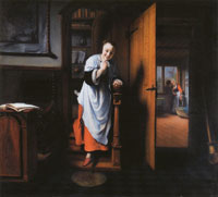 Nicolaes Maes The Eavesdropper