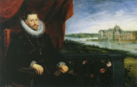 Peter Paul Rubens and Workshop and Jan Brueghel the Elder Portrait of Archduke Albert of Austria