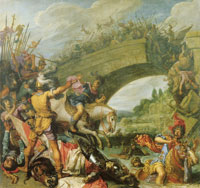 Pieter Lastman The Battle of Constantine and Masentius